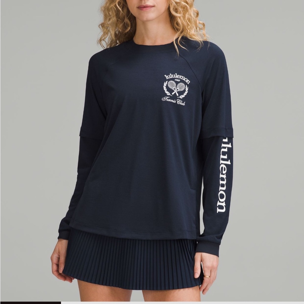 Lululemon Athletica Navy Long Sleeve Tee
